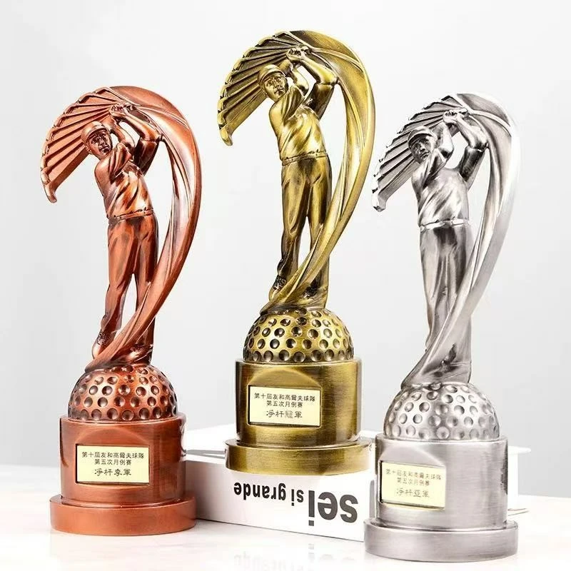 Resin Golfer Crystal Trophy suppliers